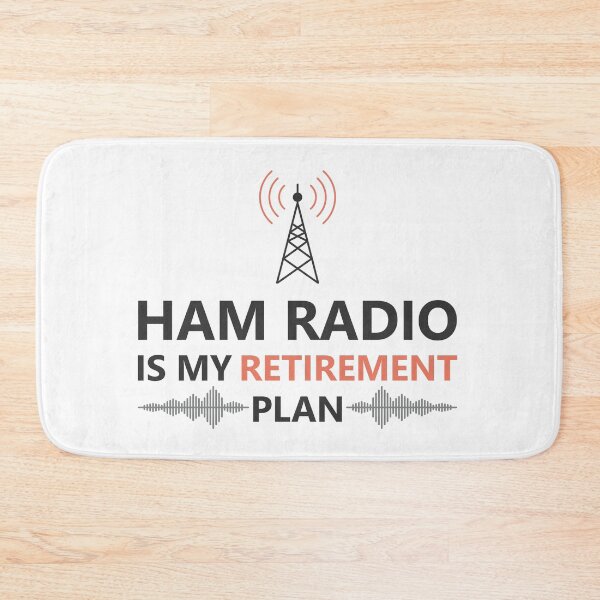Item preview, Ham radio is my retirement plan Sign and Text base design designed and sold by Babadollcraft.