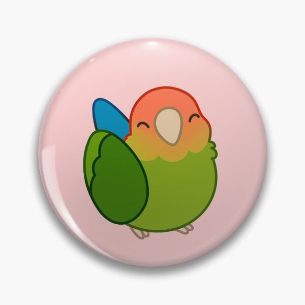 Item preview, Peach Faced Lovebird Borb designed and sold by catyart.
