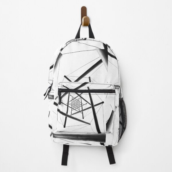 Item preview, Prism design in black and white star pattern designed and sold by Valdilana.