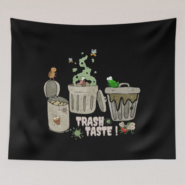Item preview, Trash Taste Trending- trash recycling designed and sold by Pearl-Island.