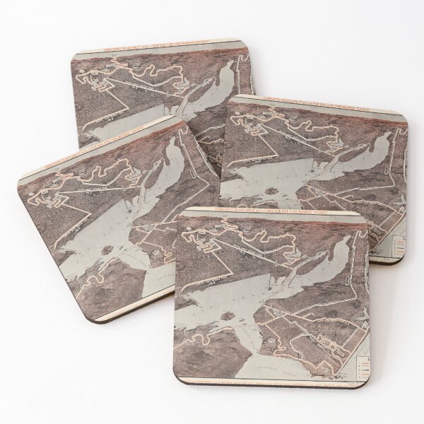 Item preview, Old San Francisco Bay Map (1925) Vintage Golden Gate City Atlas designed and sold by BravuraMedia.
