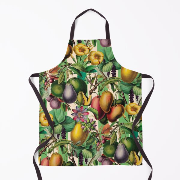 Item preview, Retro Tropical Fruit and Flower Garden designed and sold by AntiqueImages.