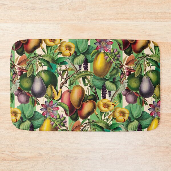 Item preview, Retro Tropical Fruit and Flower Garden designed and sold by AntiqueImages.