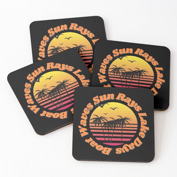 Item preview, Boat Waves Sun Rays Lake Days designed and sold by syarifahrasul.