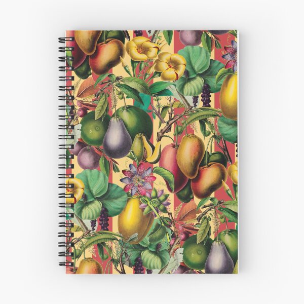 Item preview, Retro Tropical Fruit and Flower Garden designed and sold by AntiqueImages.