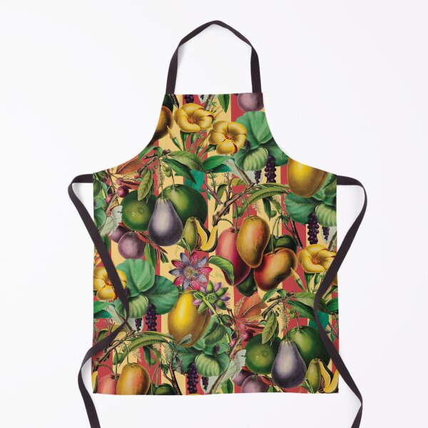 Item preview, Retro Tropical Fruit and Flower Garden designed and sold by AntiqueImages.