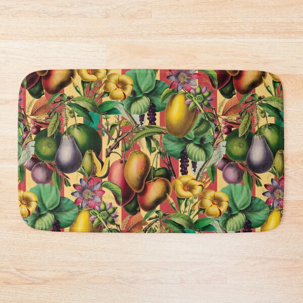 Item preview, Retro Tropical Fruit and Flower Garden designed and sold by AntiqueImages.