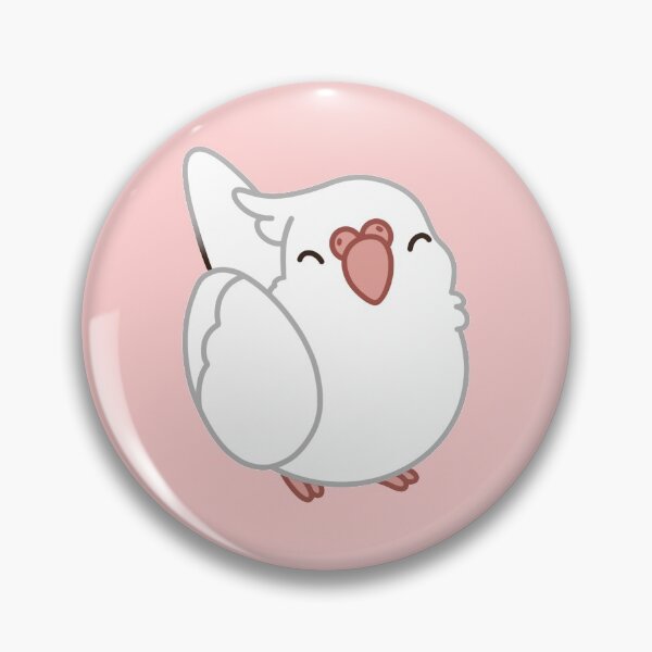 Item preview, White Cockatiel Borb designed and sold by catyart.