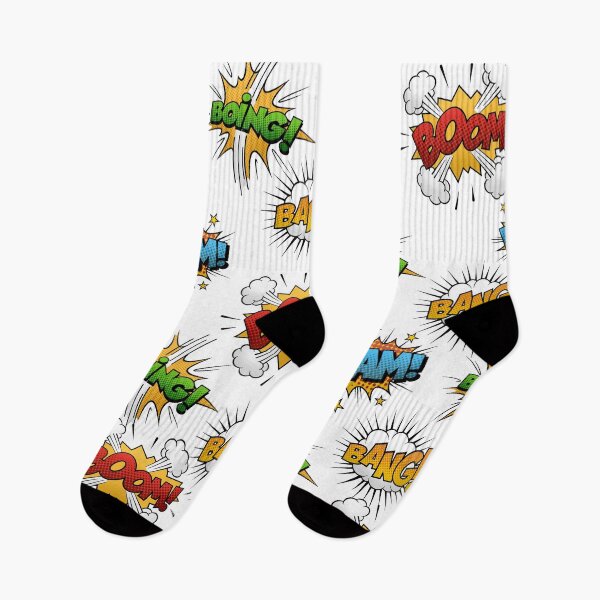 Item preview, Comic Onomatopoeia Speech Bubbles Boom Wham Bang Boing designed and sold by LashCreations.