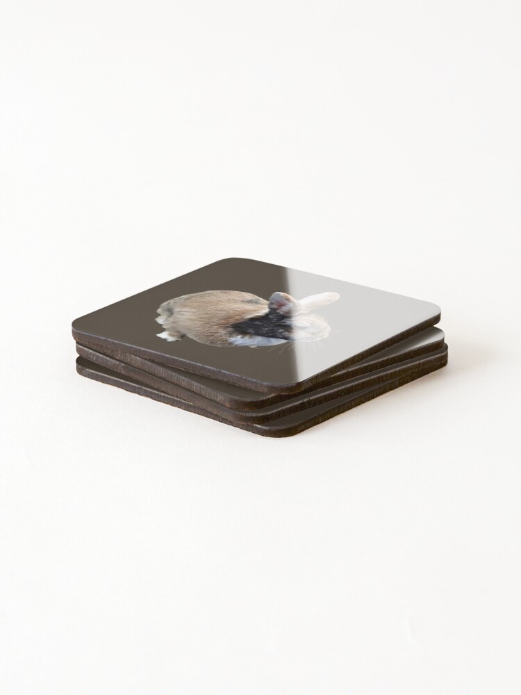 Thumbnail 4 of 5, Coasters (Set of 4), Mini Rex Rabbit designed and sold by SudaP0408.