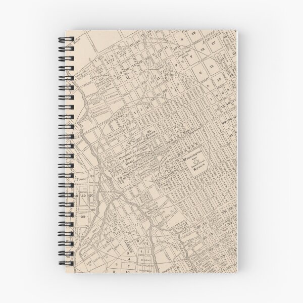 Item preview, Old San Jose CA Map (1888) Vintage Capital of Silicon Valley California Atlas designed and sold by BravuraMedia.