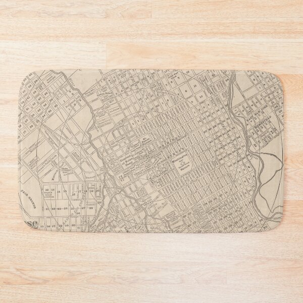 Item preview, Old San Jose CA Map (1888) Vintage Capital of Silicon Valley California Atlas designed and sold by BravuraMedia.