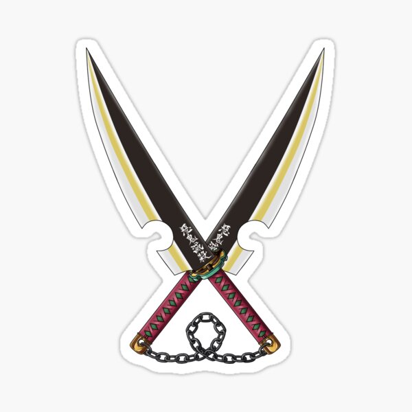 Tengen Uzui Swords: Demon Slayer Sticker