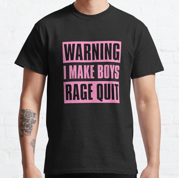 Mens Warning May Yell At Video Games Tshirt Funny Nerdy Rage Quit