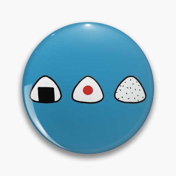 Item preview, Onigiri Rice Ball, blue designed and sold by SoundWeave.