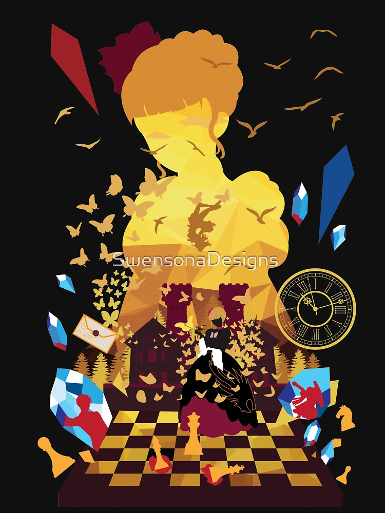 New Beatrice The Golden Witch Negative Space T-Shirt aesthetic clothes  anime clothes quick drying t-shirt Men's clothing - AliExpress