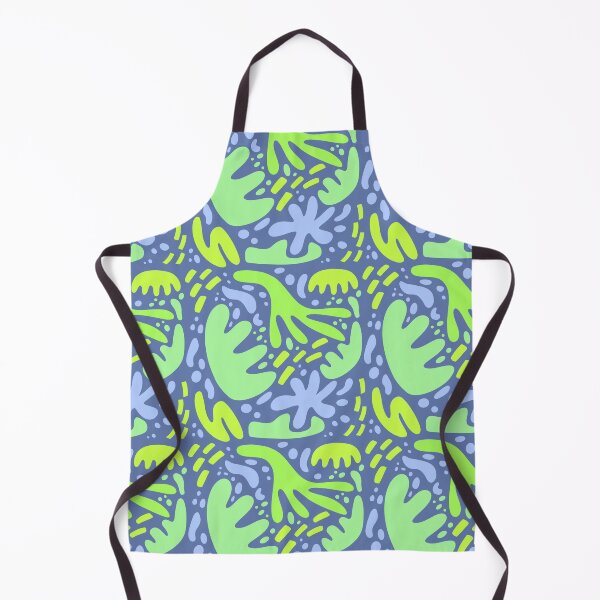 Item preview, Abstract marine pattern.Green algae on purple background. designed and sold by bezpra.