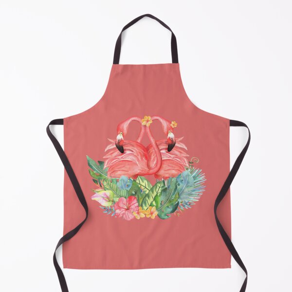 Item preview, Love Birds Flamingos | Tropical Art designed and sold by CheriesArt.