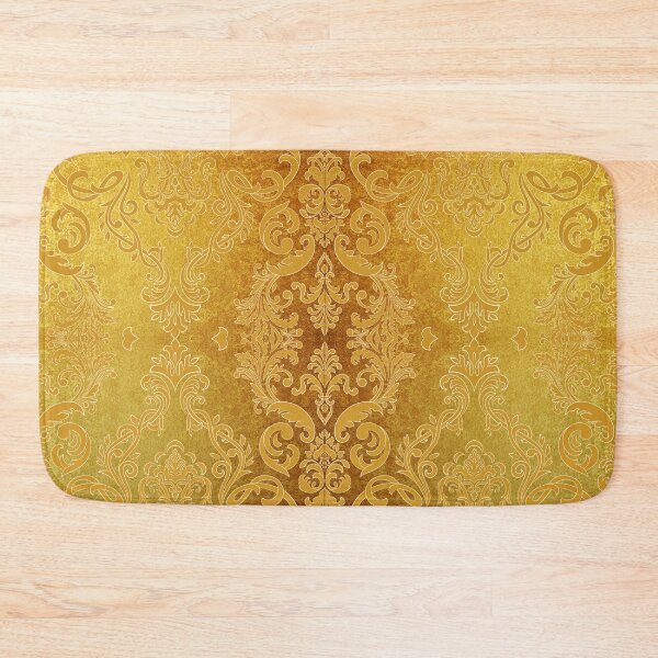 Item preview, Greek Key Ornate Floral Baroque Gold designed and sold by Yiorgos Designs.