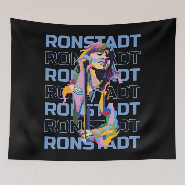 Item preview, Abstract Geometric Linda Ronstadt in WPAP Popart Illustrations designed and sold by smd90.