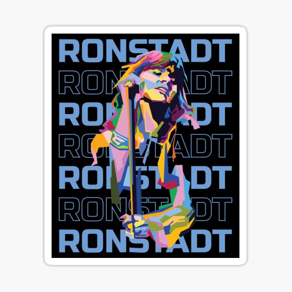 Item preview, Abstract Geometric Linda Ronstadt in WPAP Popart Illustrations designed and sold by smd90.