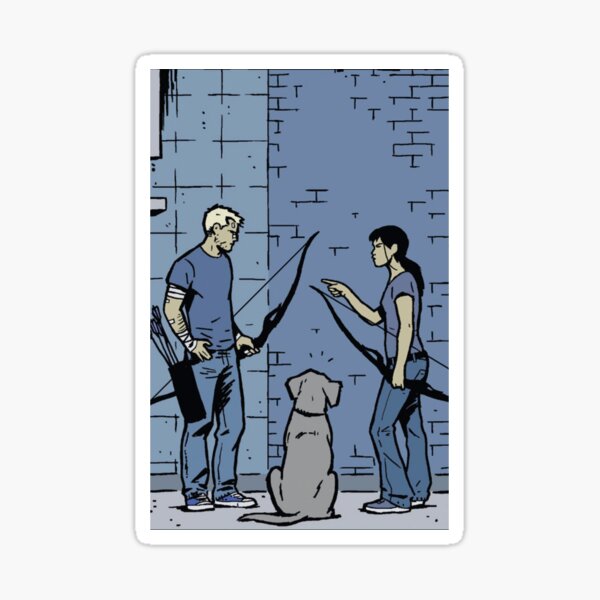 Aperçu de l'œuvre Bande dessinée Kate et Clint créée et vendue par MuddyPawsArt.