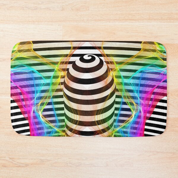 Artikelvorschau, Optical Art Rainbow 2 (psychedelisches Poster) entworfen und verkauft von Discordant Dreams Art.