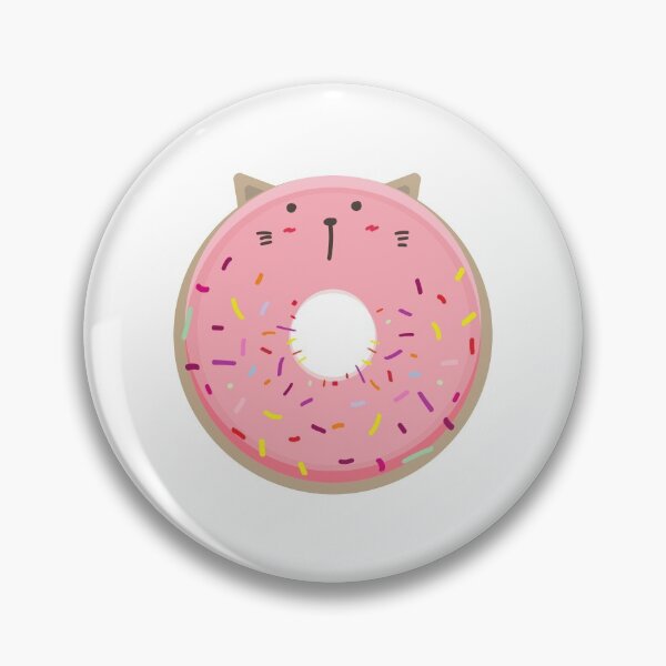 Item preview, Cute Donut Cat (Pink) designed and sold by sanashibata.