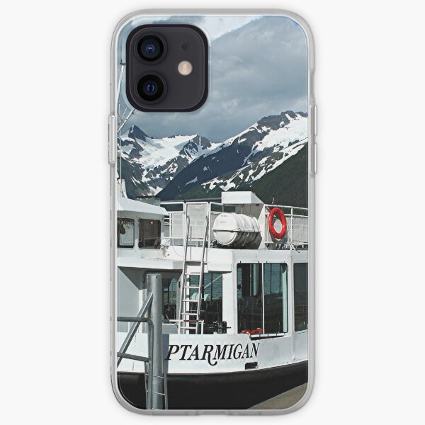 MV Ptarmigan tour boat, Portage Lake, Alaska iPhone Soft Case