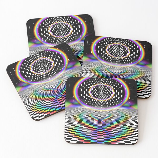 Item preview, Optical Art Rainbow 3 designed and sold by Discordant Dreams Art.