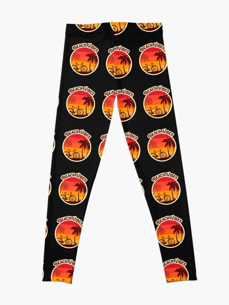Discover Whats Up Beaches And Beach Vibes Leggings