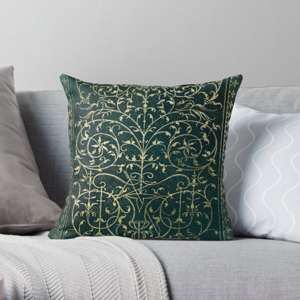 Old magic ornament Throw Pillow