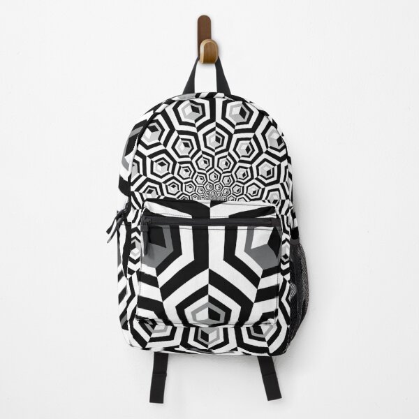 Item preview, 'Monochrome' Isometric Geometric Abstract Retro Fractal Artwork designed and sold by Holmes-Ja.