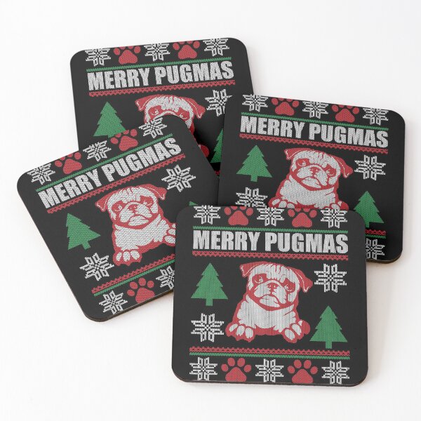 Item preview, Merry Pugmas - Christmas Pugs Dogs designed and sold by LemonRindDesign.