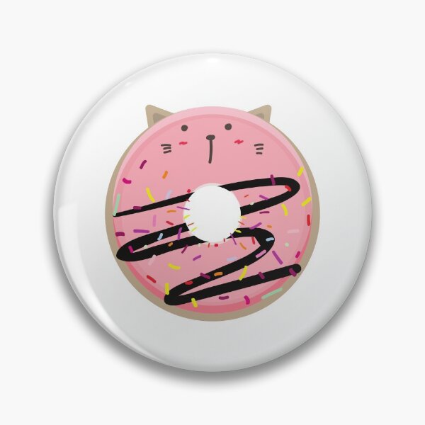 Item preview, Cute Donut Cat (Drizzle) designed and sold by sanashibata.