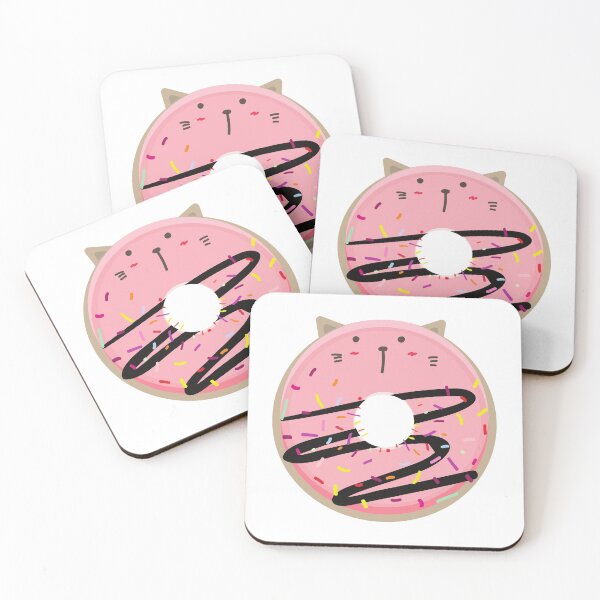 Item preview, Cute Donut Cat (Drizzle) designed and sold by sanashibata.
