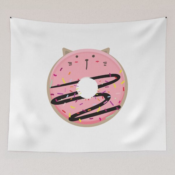 Item preview, Cute Donut Cat (Drizzle) designed and sold by sanashibata.