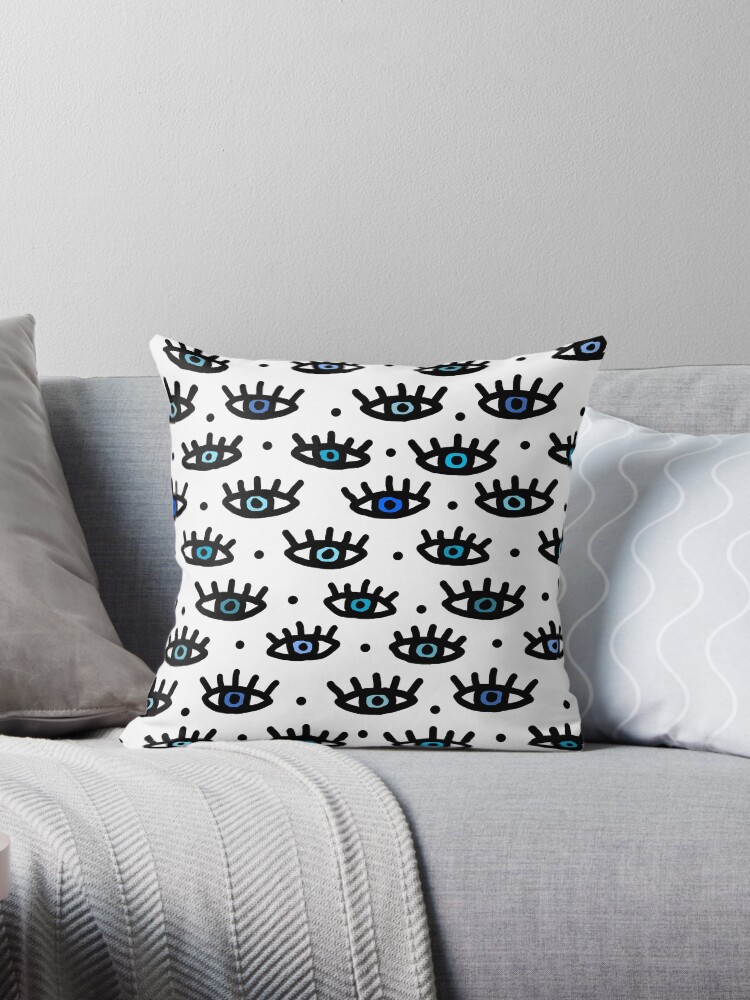 cool blue pillow