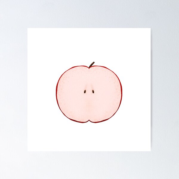 Item preview, Sliced red apple  designed and sold by Nadia Arsky.