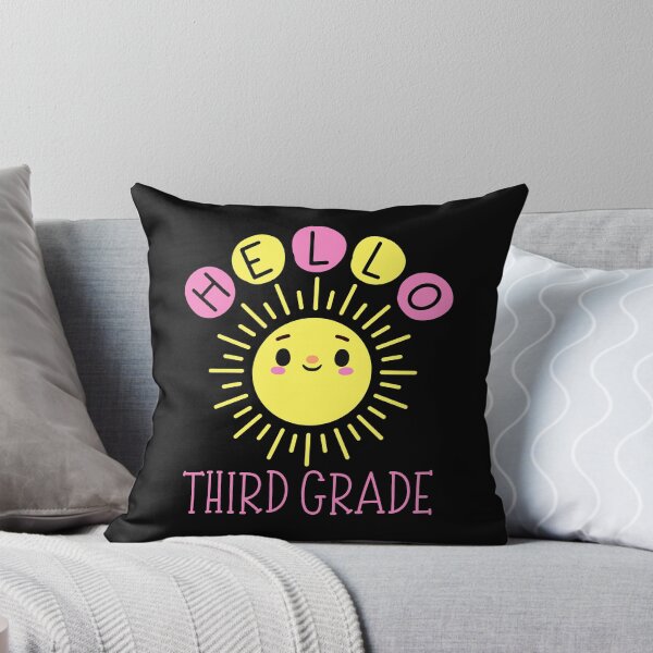 Item preview, Hello Third Grade Back to School Cute Sunshine designed and sold by Krysanthe.