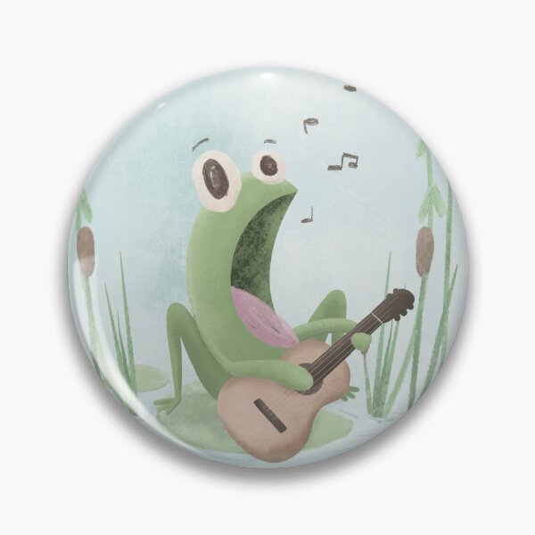 Item preview, Country frog  designed and sold by K. Pastva Illustration.
