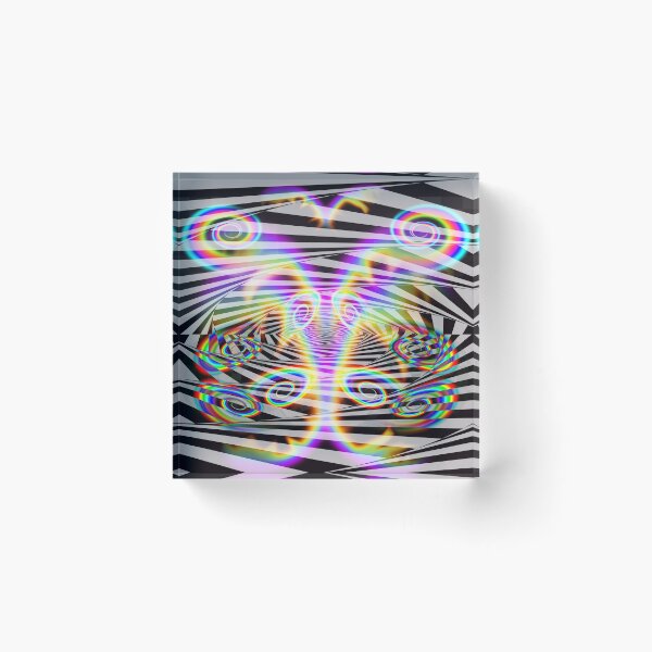 Artikelvorschau, Optical Art Rainbow 7 (psychedelisches Poster) entworfen und verkauft von Discordant Dreams Art.
