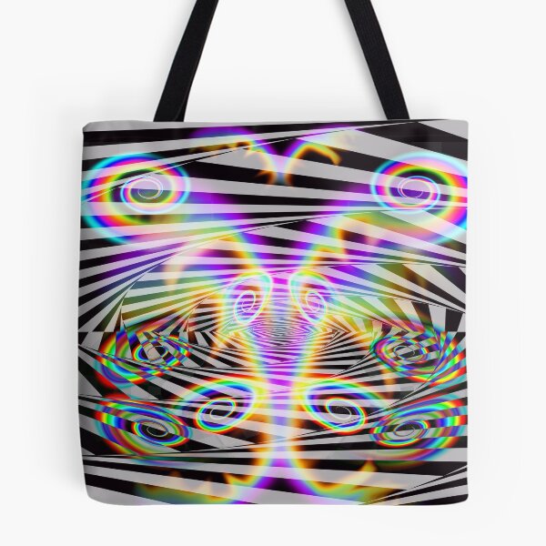Artikelvorschau, Optical Art Rainbow 7 (psychedelisches Poster) entworfen und verkauft von Discordant Dreams Art.
