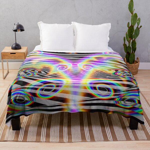 Item preview, Optical Art Rainbow 7 (póster psicodélico) designed and sold by Discordant Dreams Art.