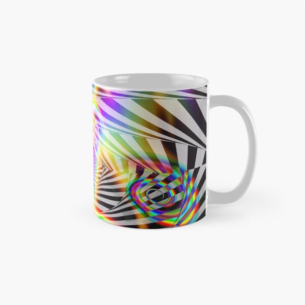 Item preview, Optical Art Rainbow 7 (póster psicodélico) designed and sold by Discordant Dreams Art.