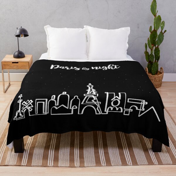 Item preview, Night city Paris Skyline in onedraw designed and sold by PauRicart.