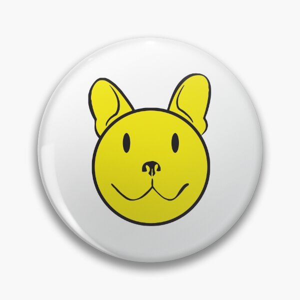 Item preview, Smiley Face Dog - Frenchie designed and sold by LemonRindDesign.