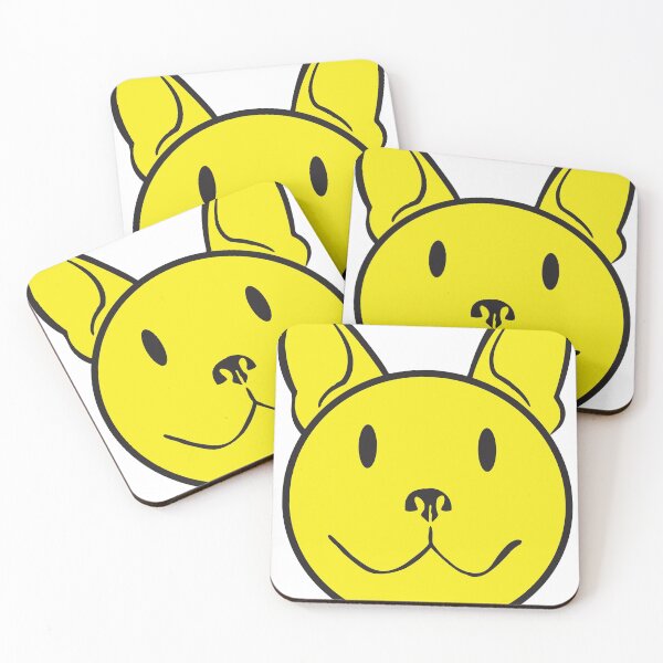 Item preview, Smiley Face Dog - Frenchie designed and sold by LemonRindDesign.