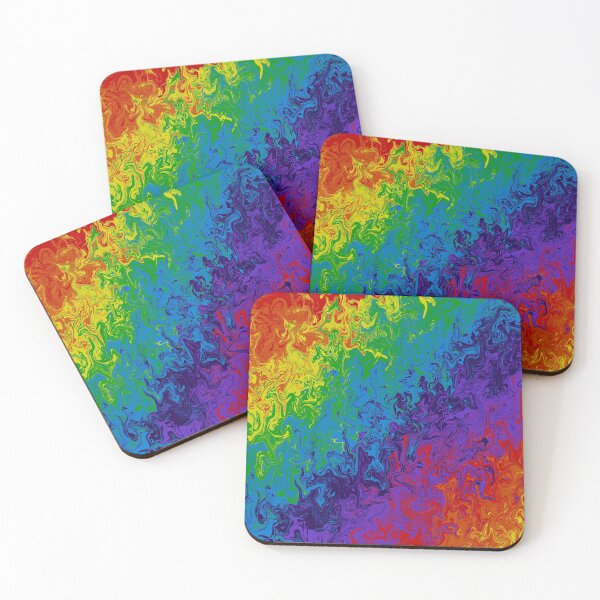 Item preview, Rainbow abstract- colourful  designed and sold by Ellesinspired.