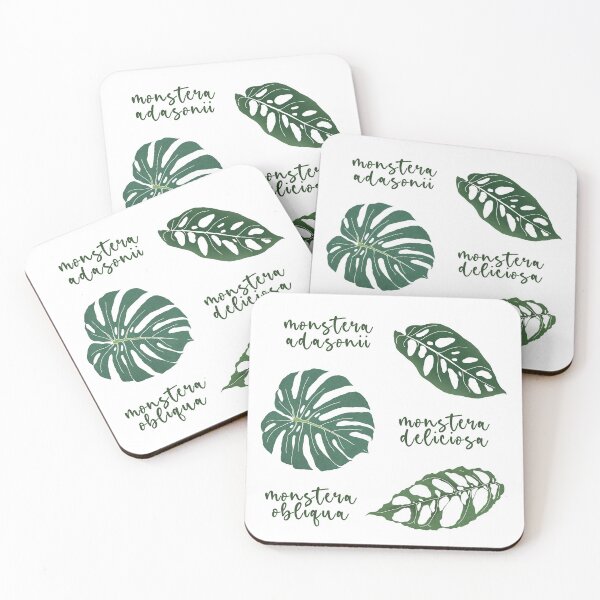 Item preview, Especies de Monstera; Adasoni, Obliqua, Deliciosa designed and sold by traveltheory.